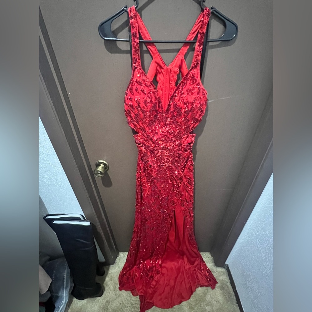 Mac Duggal Sequins Dress